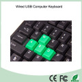 Teclado atado con alambre del USB de la disposición francesa de Azerty (KB-1688)